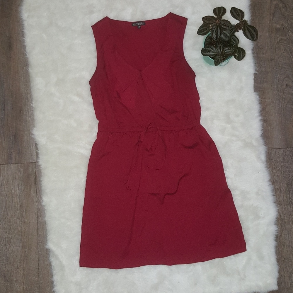 BeBop wine color dress, it has pockets